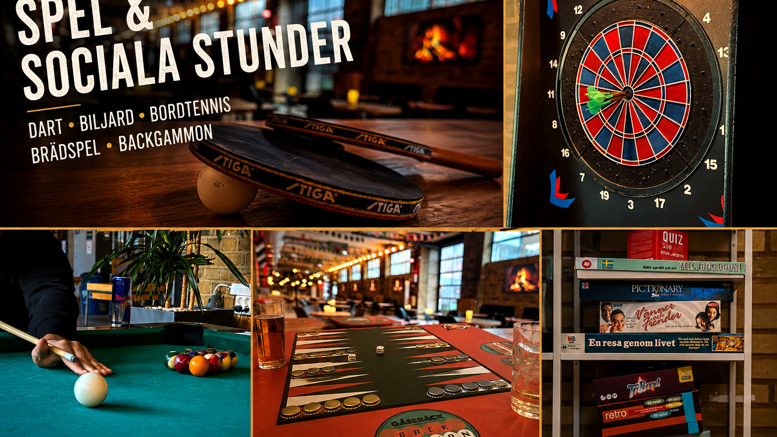Spel och sociala stunder på Gåsebäck